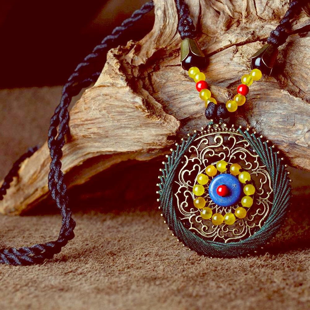 Beaded Woven Necklace